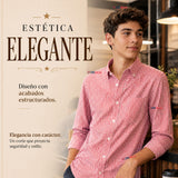 Camisa Cuadrille Clásico Juvenil Roja Regular Fit