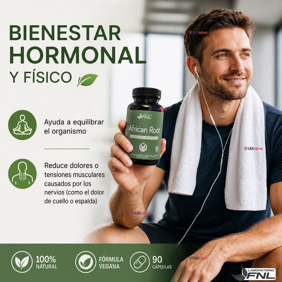 African Root 90 Cápsulas FNL Suplemento Alimentario