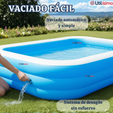Piscina Inflable Rectangular 260x170x60 CM Color Azul