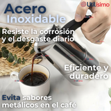 Cafetera Italiana Expresso 500ml 6 Tazas Acero Inoxidable Plateado