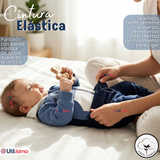 Conjunto 2 Piezas Buzo Pantalón Y Polerón Con Capucha De Algodón Azul Bebé Niño
