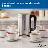 Hervidor eléctrico Oster® 1.7 lt control de temperatura BVSTKT8970