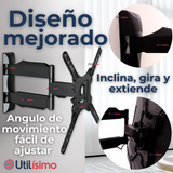 Soporte TV Pared Con Brazo 32 a 65 Pulgadas 32 39 40 42 43 49 50 55 60 65
