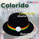 Sombrero Nortino Fiestas Patrias Gorro Niña Baile Danzas Negro
