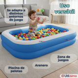 Piscina Inflable Rectangular 2mx1.2mx40cm Color Azul