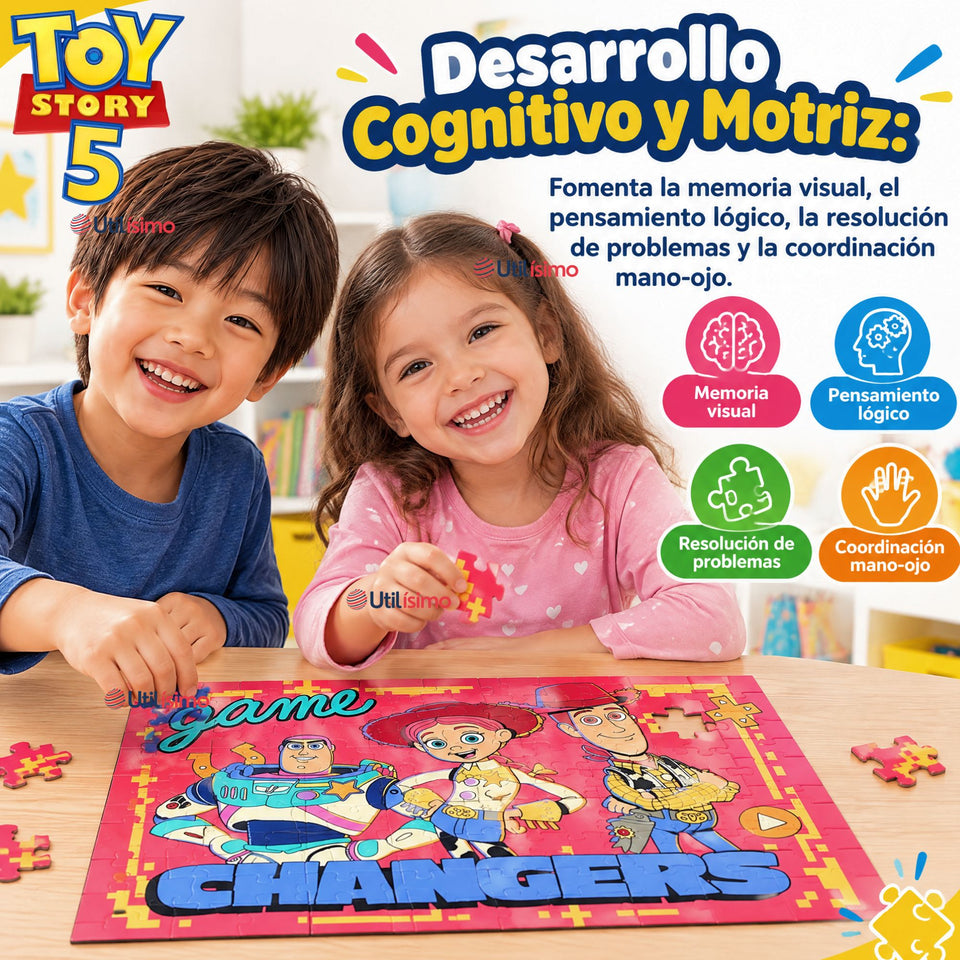 Rompecabezas Puzzle 4 en 1  Toy Story 5 Juguetes Niños