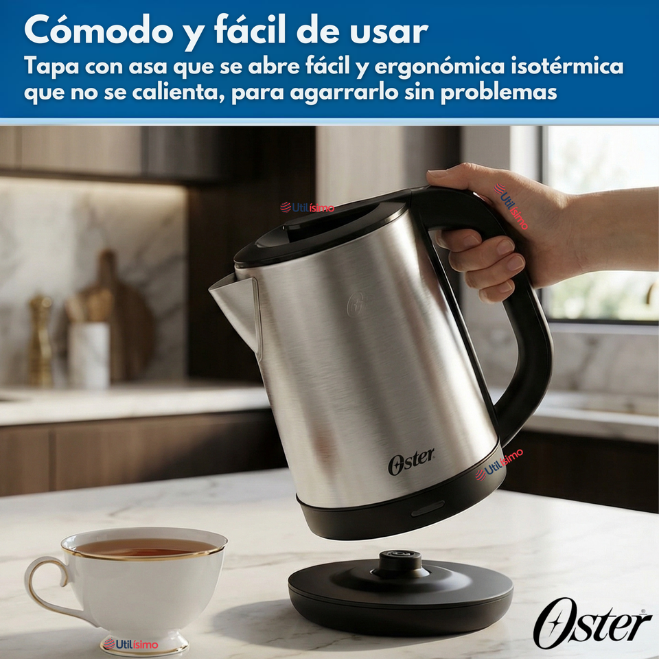 Hervidor Eléctrico Oster de 2 Litros de capacidad, BVSTKT674