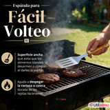 Set Parrilero 4 Piezas Acero Inoxidable Con Estuche Asado Barbacoa Fiestas Patrias
