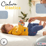 Conjunto 2 Piezas Buzo Pantalón Y Polerón De Algodón Amarillo Bebé Niño