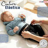 Conjunto 2 Piezas Buzo Pantalón Y Polerón Con Capucha Azul Bebé Niño