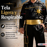 Traje Caporal Típico Completo Con Sombrero Negro Hombre Fiestas Patrias