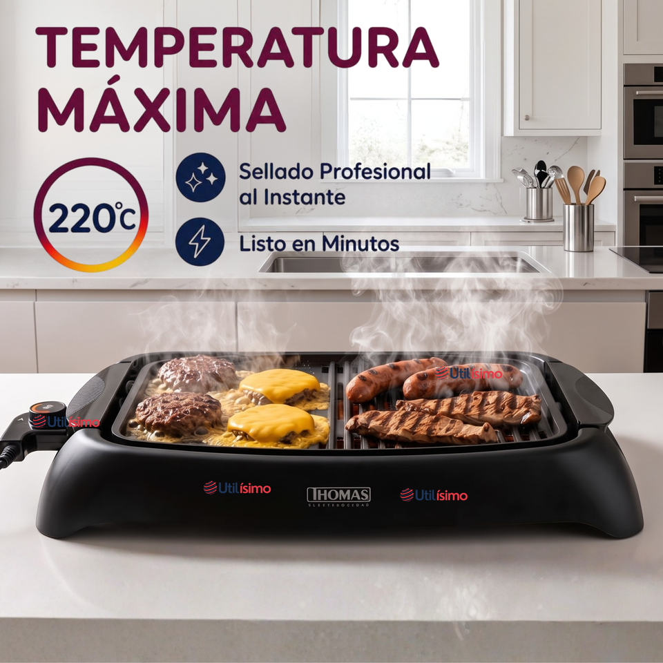 Parrilla Eléctrica Thomas Th-180 1000w