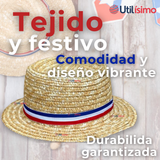 Sombrero Huaso Chupalla Ajustable Elegante Fiestas Patrias