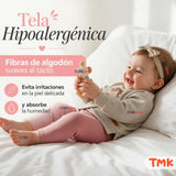 Conjunto 2 Piezas Polerón y Pantalón Buzo 100% Algodón Tedmimak Bebé Niña Pretty