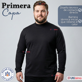 Pack 3 Camisetas Poleras Polar Primera Capa Cuello Beatle Manga Larga Colores Surtidos Hombre