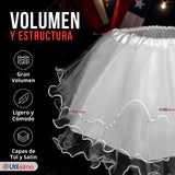 Pack 3 Falsos Para Faldas Niña Trajes Típicos Fiestas Patrias