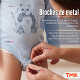 Pack 5 Bodys Manga Larga 100% Algodón Tedmimak Sweet Nature Bebé Niño