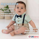 Conjunto de Vestir con Tirantes Camisa Pantalón Corto Algodón Niño