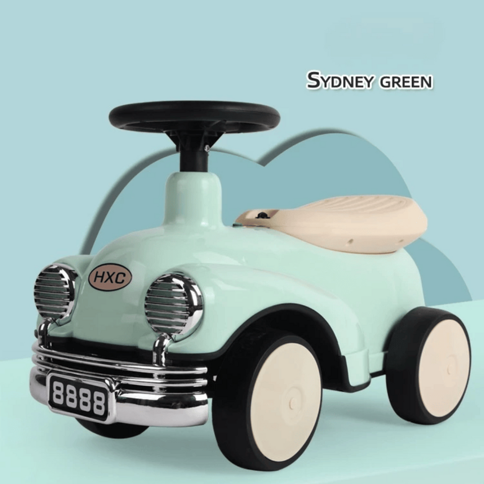 Scooter estilo coche con Luz y Sonido Bebé Niño Niña de 1 a 3 años