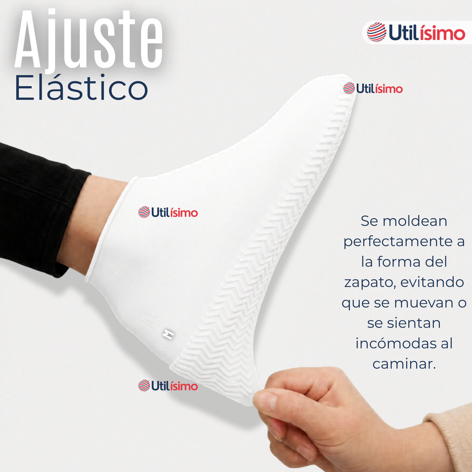 Fundas Cubre Zapatos Hombre Impermeable Surtidas Silicona Antideslizante 1 Par