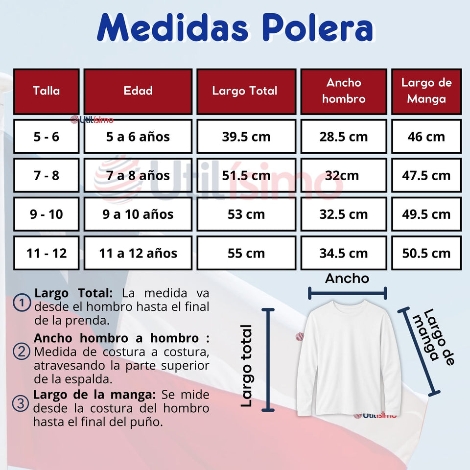 Pack 3 Trajes Nortinos Niña Azul 4 Piezas Con Poleras Baile Típico Fiestas Patrias