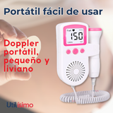 Monitor Fetal Doppler Latidos Fetales Corazón Bebé Blanco Rosa