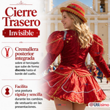 Traje Caporal Típico Completo Con Sombrero Rojo Mujer Fiestas Patrias