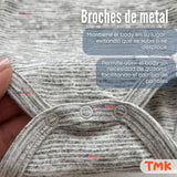 Pack 5 Bodys Manga Larga 100% Algodón Tedmimak Sweet Nature Bebé Niño