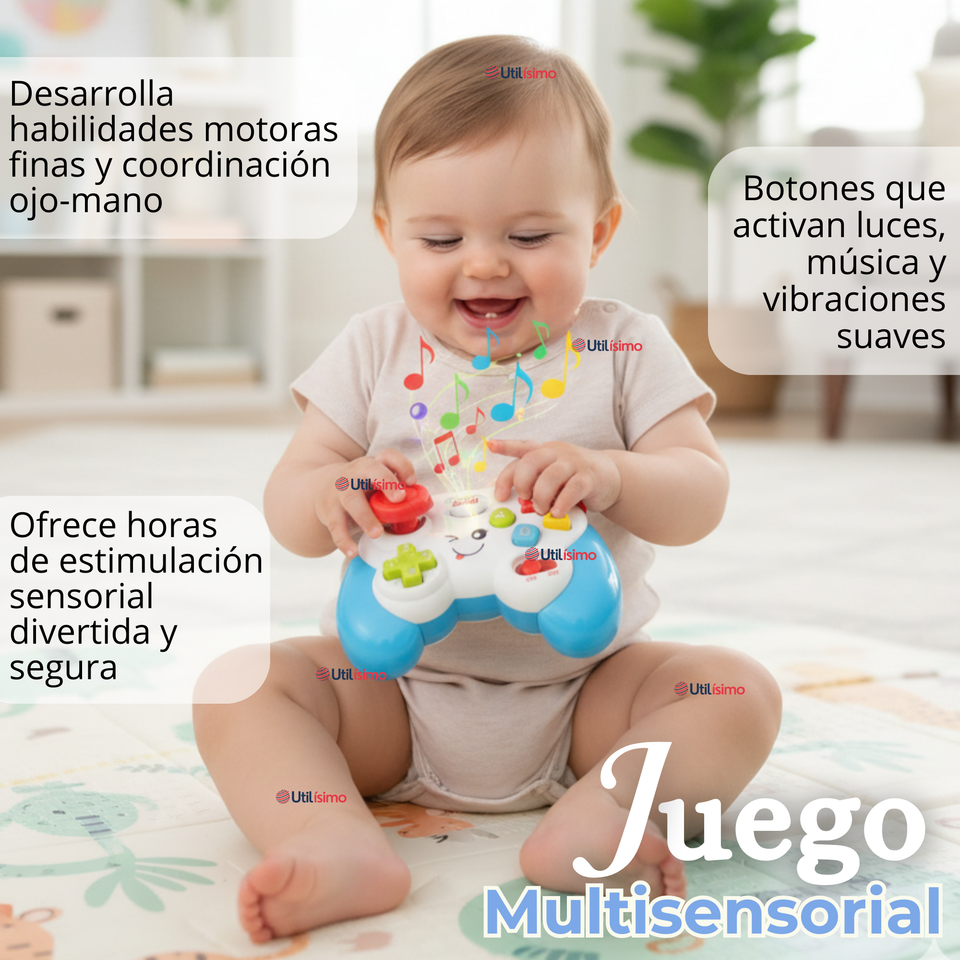Control Mando Interactivo Música Y luces Juguete Colores Surtidos Bebé Niño Niña