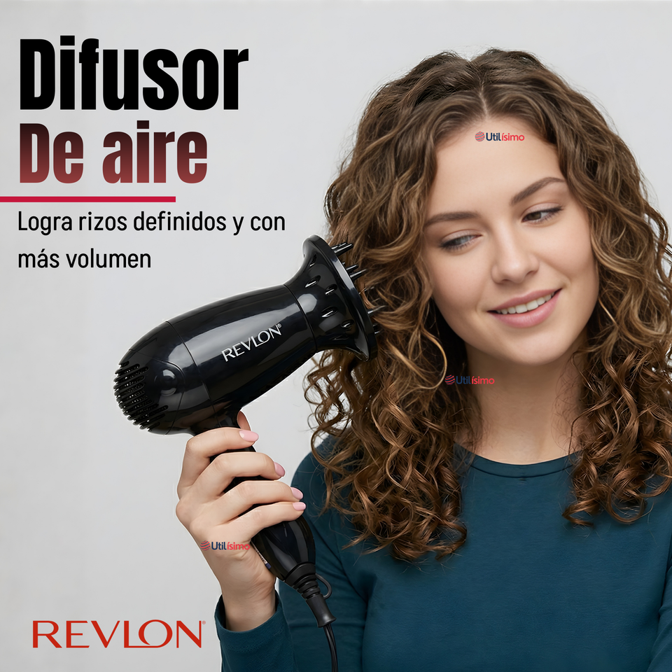 Kit Secador De Viaje Con Bolso Revlon 800W Negro