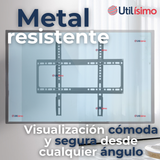 Soporte TV Pared Fijo 50Kg 26 a 63 Pulgadas 26 27 28 29 30 32 37 39 40 42 43 46 47 48 49 50 55 58 60 62 63
