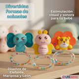 Set 3 Piezas Sonajeros Bebé Cascabel Juguetes Niño y Niña