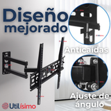 Soporte TV Pared Ajustable 35Kg 26 a 55 Pulgadas 26 27 28 29 30 32 37 39 40 42 43 46 47 48 49 50 55