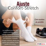 Pack 6 Pares Calcetines Diabéticos Mujer Algodón Suave Colores Surtidos Protección
