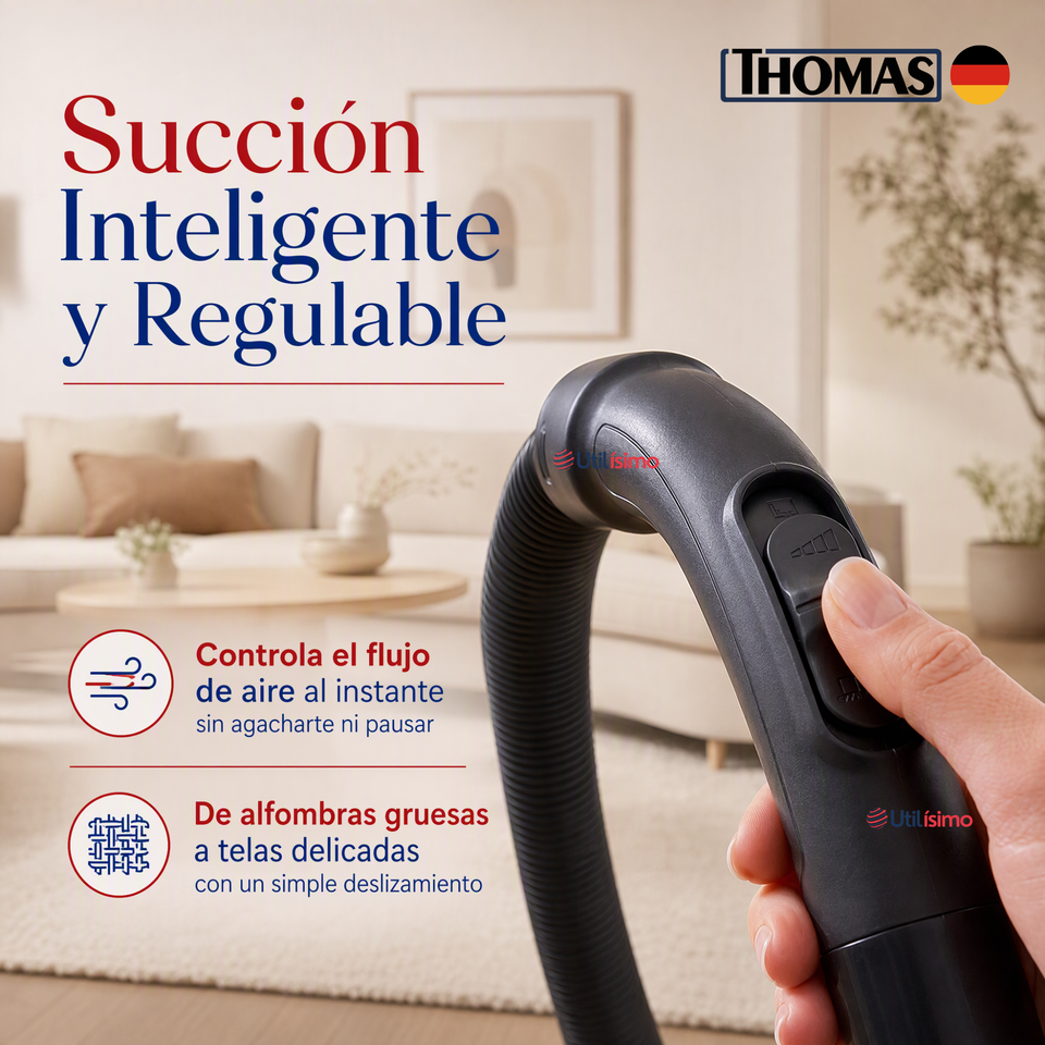 Aspiradora Thomas Th-1407 1400w Color Gris