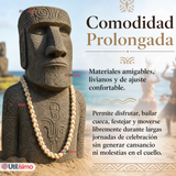 Pack 3 Collares Pascuenses De Conchitas Rapa Nui Unisex Fiestas Patrias