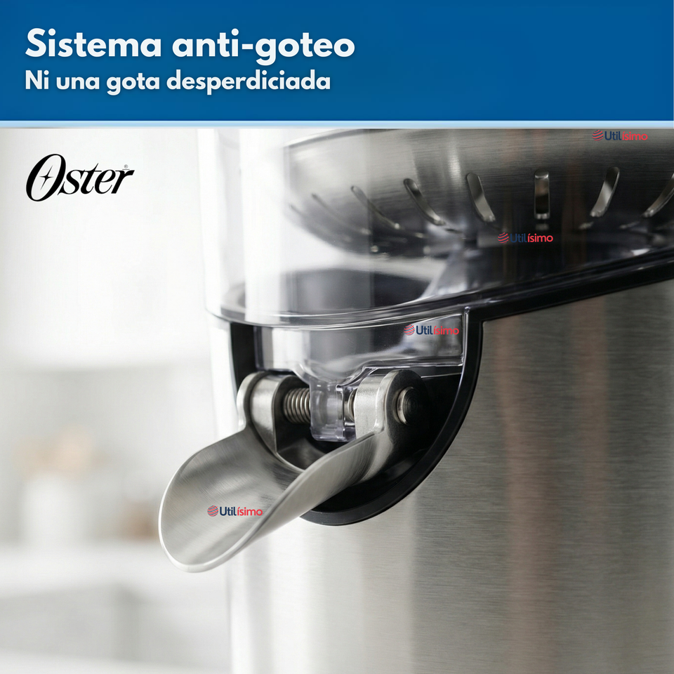 Exprimidor de cítricos Oster® de acero inoxidable FPSTJU4200
