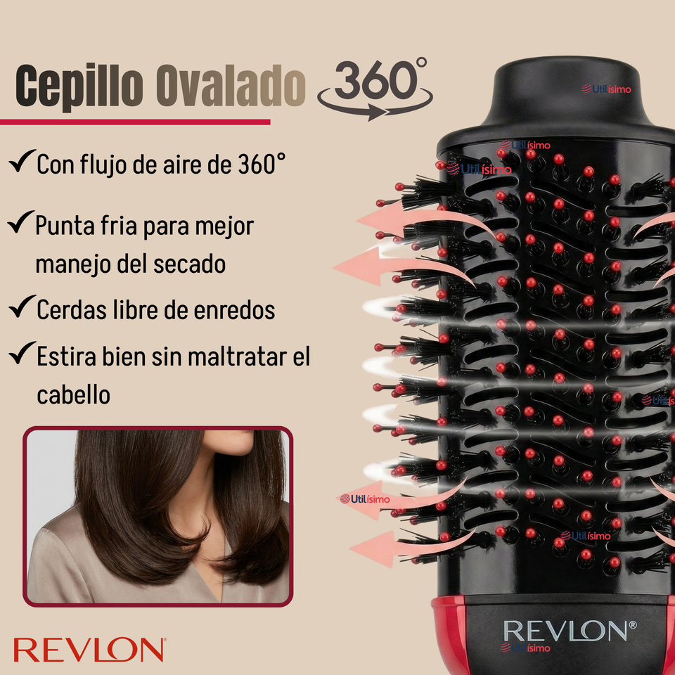 One Step Cepillo Secador Alisador 5 En 1  Revlon 1200W Multistyler