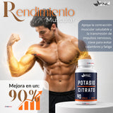 Citrato De Potasio 90 Cápsulas FNL Sabor Natural