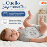 Pack 5 Bodys Manga Corta %100 Algodón Tedmimak Niño Little Adventurer