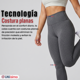 Calza Polar Con Chiporro Térmica Mujer Elasticada Gris Marengo