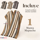 Poncho Manta Mapuche Niño Fiestas Patrias