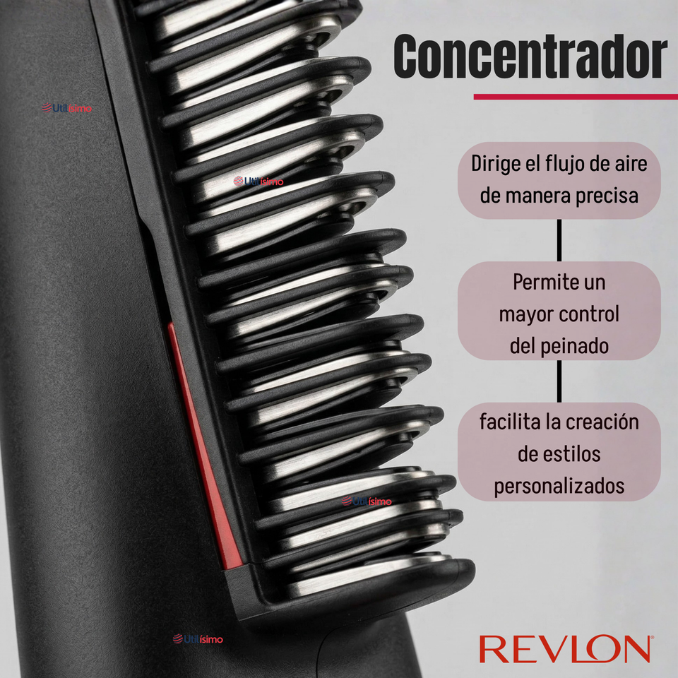 One Step Secador Alisador Voluminizador Revlon 1200W Plus +