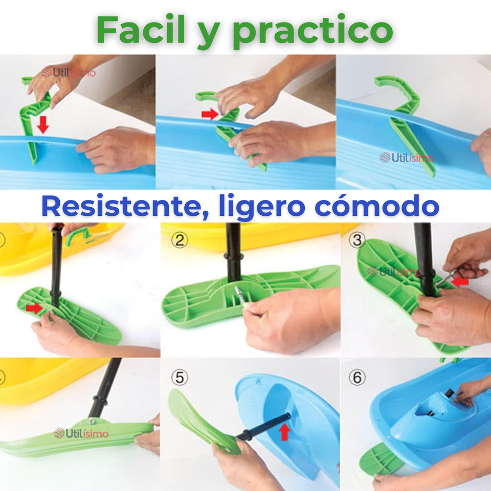 Trineo Para Niños 1 unidad Con Frenos de Volante Tabla Multifuncional Surtido
