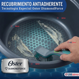 Oster Arrocera, 3 En 1, 12 Tazas Capacidad, Función Sofrito, Vaporera, Recubrimiento Antiadherente Oster DiamondForce,