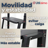 Soporte TV Grande Móvil Con Ruedas 32 a 75 Pulgadas 32 35 40 43 50 55 60 65 75