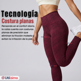 Calza Polar Con Chiporro Térmica Mujer Elásticada Burdeo Jeans