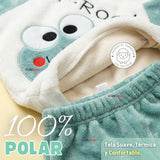 Conjunto Buzo Polerón Frizado Niños Bebes Corderito Liso 2 Piezas