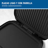 Sandwichera Oster® compacta con platos hondos CKSTSM400