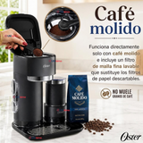 Cafetera Latte 4 en 1 Oster® Con Espumador Café Caliente Latte Helado Frappé BVSTDC02B